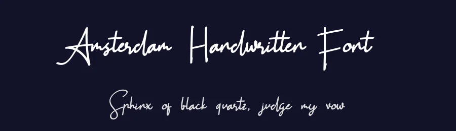 Amsterdam Handwritten Font by kateengciu — Script Handwritten Font — thumbnail 2
