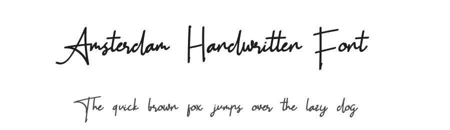 Amsterdam Handwritten Font by kateengciu — Script Handwritten Font