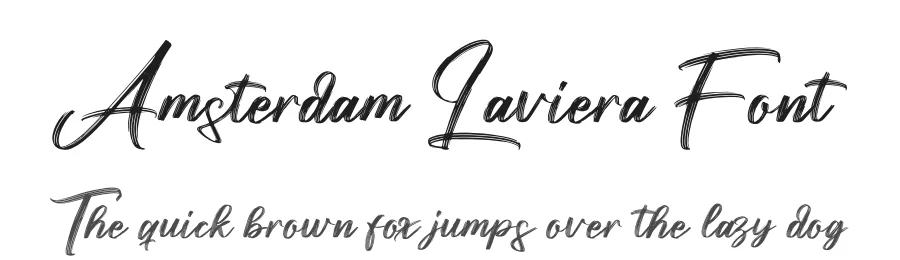 Amsterdam Laviera Font by perspectype — Script Handwritten Font