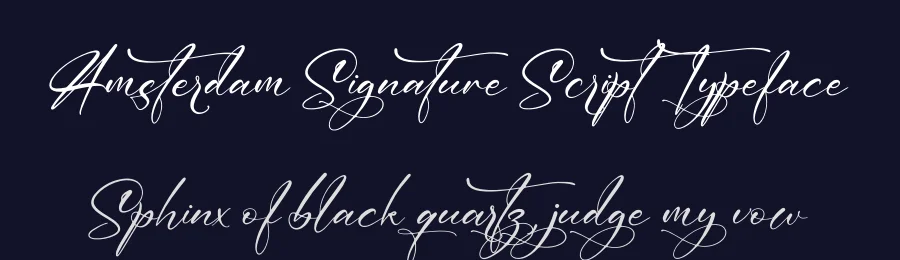 Amsterdam Signature Script Typeface by letterfabric — Script Handwritten Font — thumbnail 2