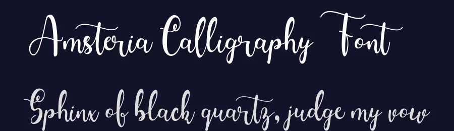 Amsteria Calligraphy Font by Rantautype — Script Handwritten Font — thumbnail 2