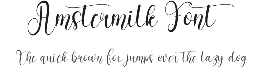 Amstermilk Font by creativeletter — Script Handwritten Font