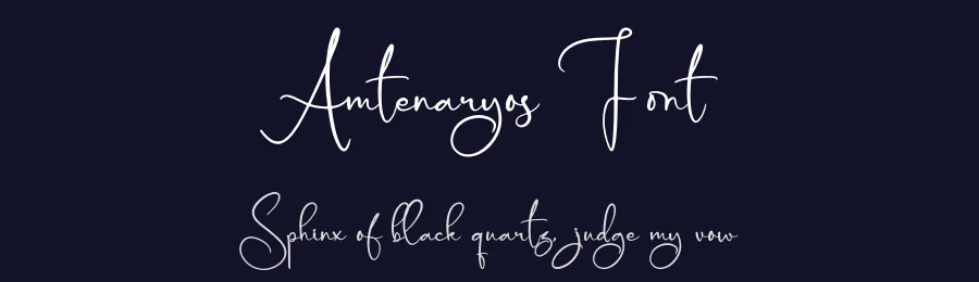 Amtenaryos Font by glorytype — Script Handwritten Font — thumbnail 2