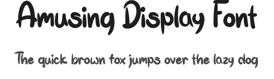 Amusing Display Font by levincreative — Decorative Font
