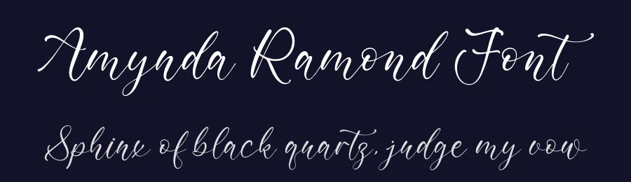 Amynda Ramond Font by letterfabric — Script Handwritten Font — thumbnail 2