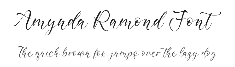 Amynda Ramond Font by letterfabric — Script Handwritten Font