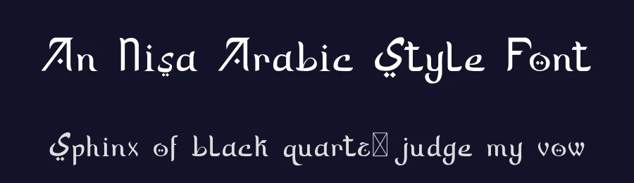 An Nisa Arabic Style Font by mhdafifersya — Script Handwritten Font — thumbnail 2
