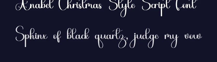 Anabel Christmas Style Script Font by inermediaSTUDIO — Script Handwritten Font — thumbnail 2