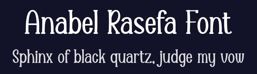 Anabel Rasefa Font by SlideShoot — Serif Font — thumbnail 2