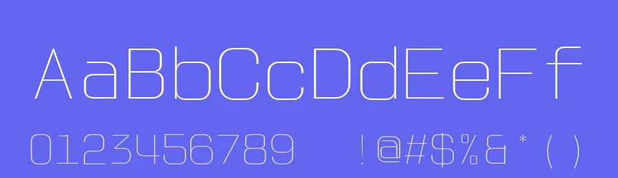 Anacute – Industrial Mono Sans Font by Casloop Studio — Display Font — thumbnail 3