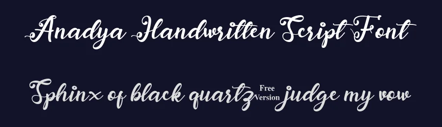 Anadya Handwritten Script Font by Ketikata Studio — Script Handwritten Font — thumbnail 2