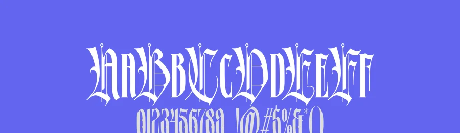 Anakfonta — Mystical Blackletter Display Font by alit design — Blackletter Font — thumbnail 3