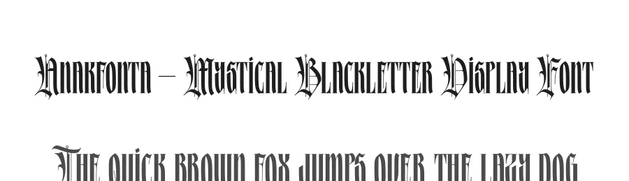 Anakfonta — Mystical Blackletter Display Font by alit design — Blackletter Font