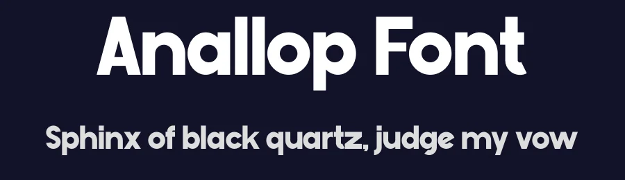 Anallop Font by Marvadesign — Sans Serif Font — thumbnail 2