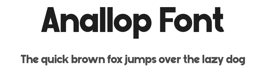 Anallop Font by Marvadesign — Sans Serif Font