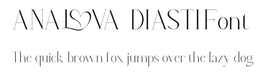 Analova Diasti Font by nihstudio — Display Font