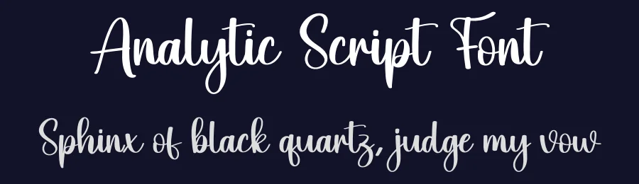 Analytic Script Font by creativeletter — Script Handwritten Font — thumbnail 2
