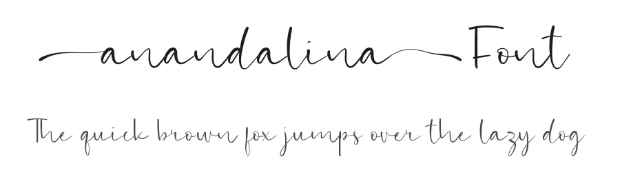 Anandalina Font by nihstudio — Script Handwritten Font