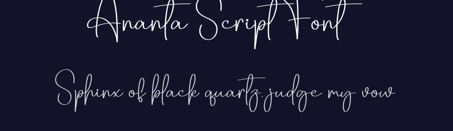 Ananta Script Font by creativeletter — Script Handwritten Font — thumbnail 2