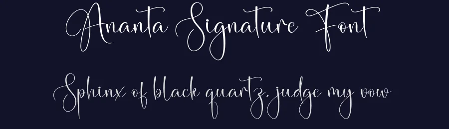 Ananta Signature Font by creativeletter — Script Handwritten Font — thumbnail 2