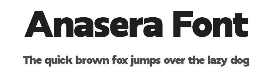 Anasera Font by RNDI TypeFoundry β Sans Serif Font