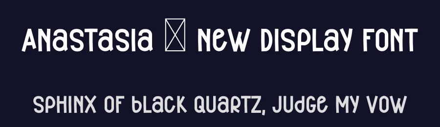 Anastasia – New Display Font by freshtypeink — Display Font — thumbnail 2