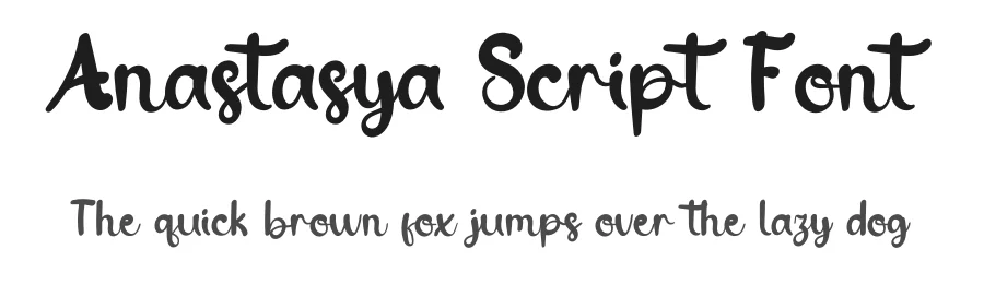 Anastasya Script Font by inermediaSTUDIO — Script Handwritten Font