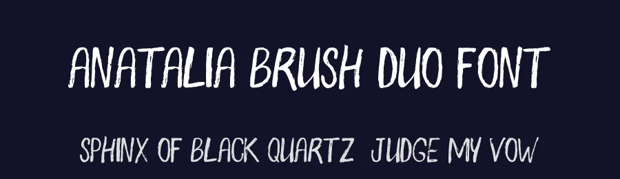 Anatalia Brush Duo Font by Bowery Studio design — Script Handwritten Font — thumbnail 2