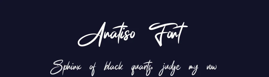 Anatiso Font by albert_kalingga — Script Handwritten Font — thumbnail 2
