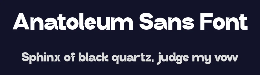 Anatoleum Sans Font by Bentype Studio — Sans Serif Font — thumbnail 2