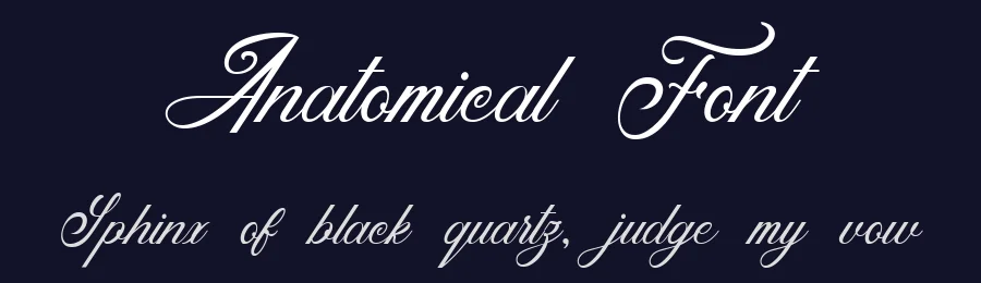 Anatomical Font by Arendxstudio — Script Handwritten Font — thumbnail 2