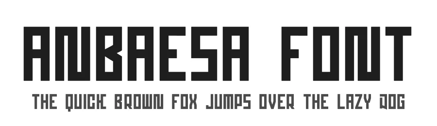 Anbaesa Font by hayoyuka8 — Display Font