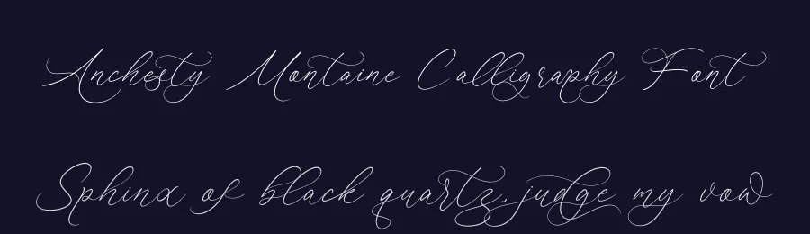 Anchesty Montaine Calligraphy Font by stylishtype.co — Script Handwritten Font — thumbnail 2