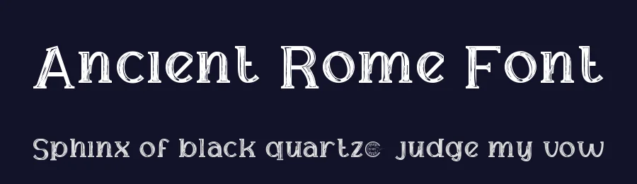 Ancient Rome Font by RaisProject — Display Font — thumbnail 2