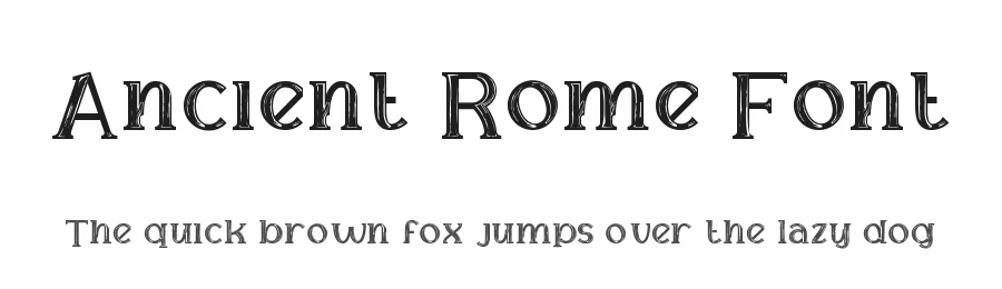 Ancient Rome Font by RaisProject — Display Font