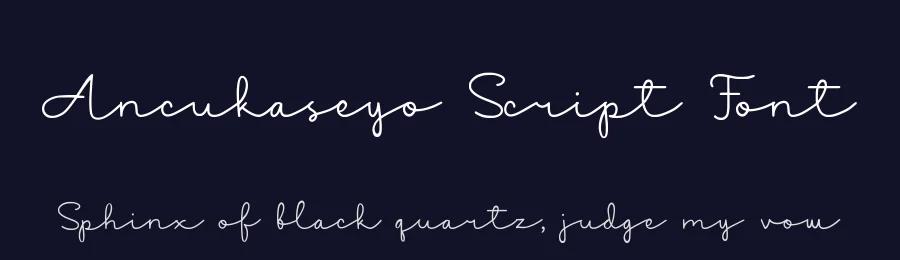Ancukaseyo Script Font by Allouse.Studio — Script Handwritten Font — thumbnail 2