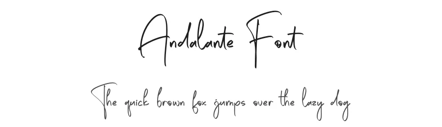 Andalante Font by letterfabric — Script Handwritten Font