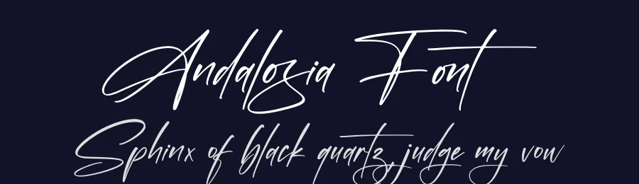 Andalosia Font by letternity — Script Handwritten Font — thumbnail 2