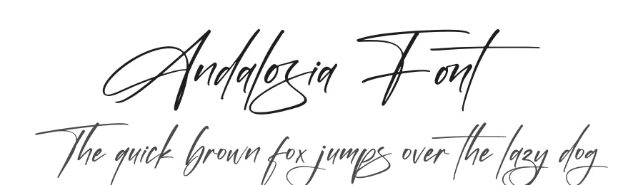 Andalosia Font by letternity — Script Handwritten Font