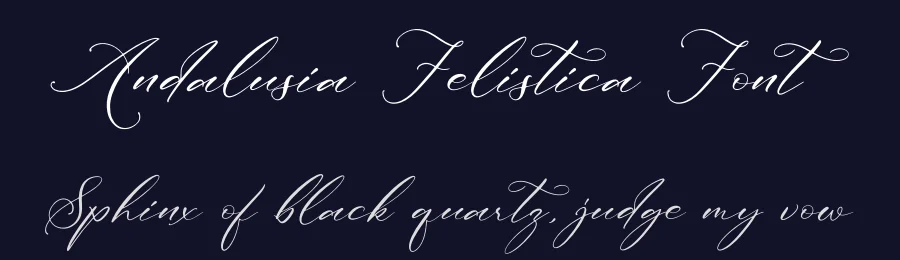 Andalusia Felistica Font by letterfabric — Script Handwritten Font — thumbnail 2
