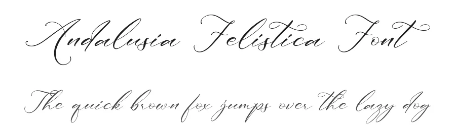 Andalusia Felistica Font by letterfabric — Script Handwritten Font