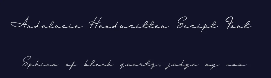 Andalusia Handwritten Script Font by Lettertype Studio — Script Handwritten Font — thumbnail 2