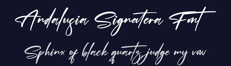 Andalusia Signatera Font by perspectype — Script Handwritten Font — thumbnail 2