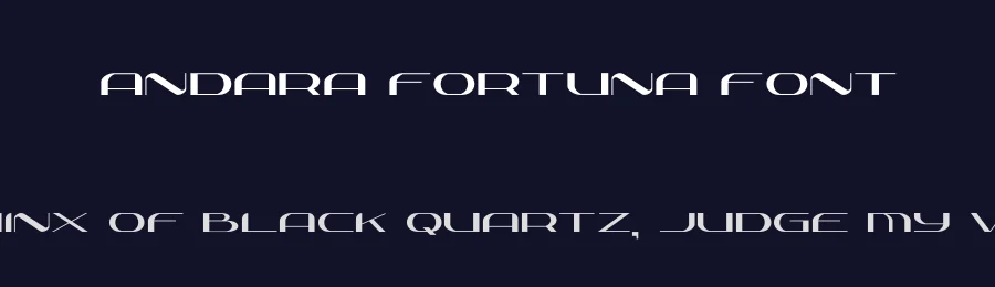 Andara Fortuna Font by Maknastd — Sans Serif Font — thumbnail 2