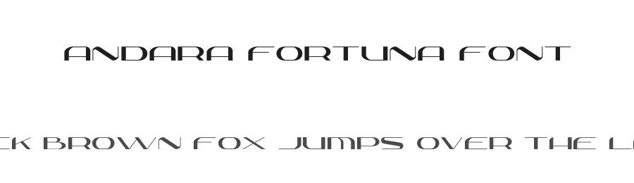Andara Fortuna Font by Maknastd — Sans Serif Font