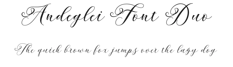 Andeglei Font Duo by halimstudio — Sans Serif Font