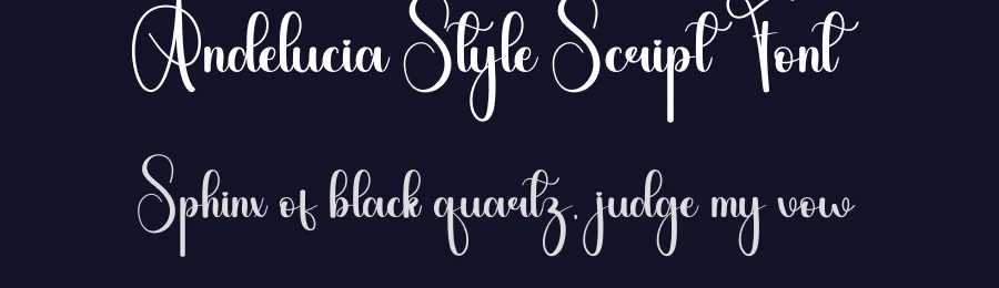 Andelucia Style Script Font by creativeletter — Script Handwritten Font — thumbnail 2