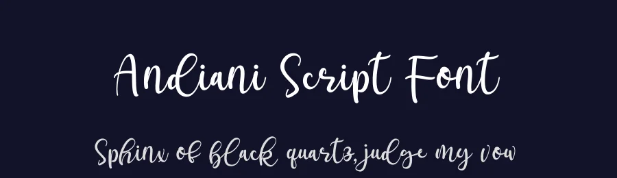 Andiani Script Font by letterenastudios — Script Handwritten Font — thumbnail 2