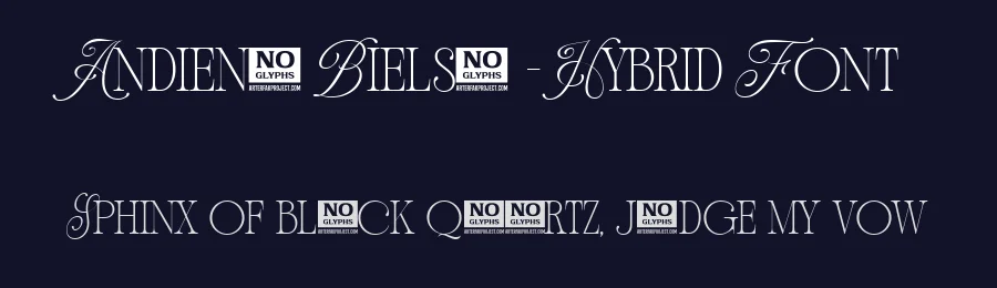 Andiena Bielsa – Hybrid Font by Arterfak — Decorative Font — thumbnail 2
