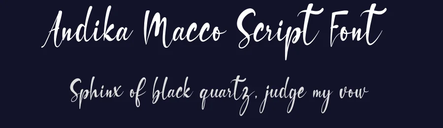 Andika Macco Script Font by andikastudio — Script Handwritten Font — thumbnail 2